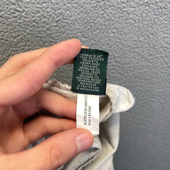 Ralph Lauren Jeans  Co Short Womens Size 16 Tan  Shorts,Pockets,Zipp - Picture 9 of 12